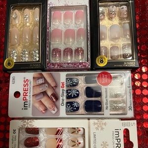 Holiday & Couture ImPress Press on Nails. LOT OF 5.